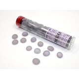 CHX 01187 Frosted Lilac Glass Stones Tube