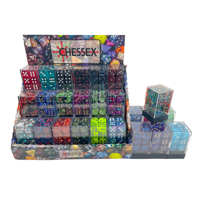 CHX 29916 Best of Chessex 16mm d6 w/pips Dice Block Sampler - Gaming Accessory