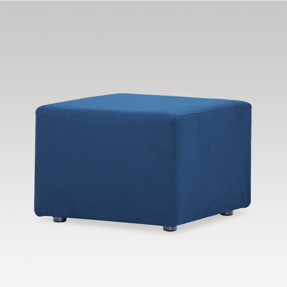 Fabric Ottoman - Makers Mod (Blue)