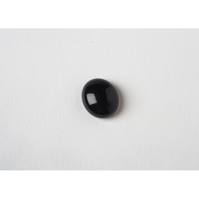 CHX 01138 Opaque Black Glass Stones Tube