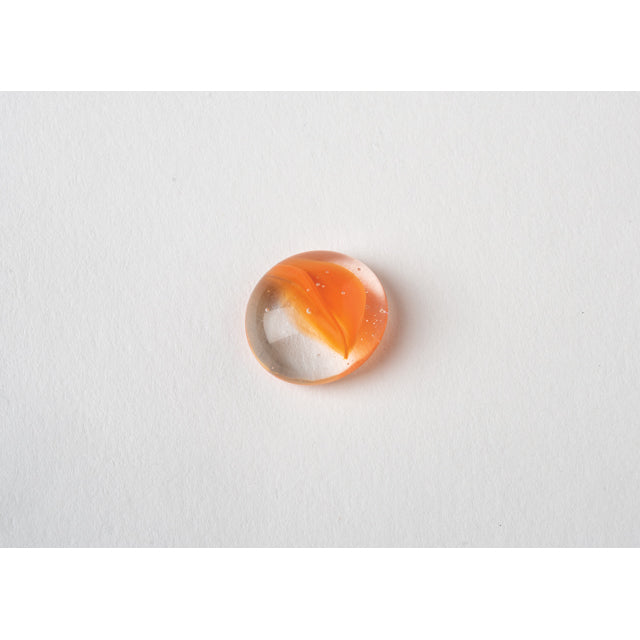 CHX 01151 Catseye Orange Glass Stones Tube