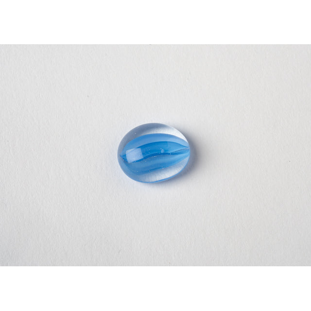 CHX 01160 Catseye Dark Blue Glass Stones Tube