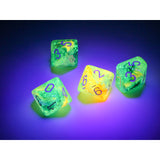 CHX 27355 Nebula Spring/white Luminary Set of Ten d10s