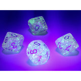 CHX 27384 Borealis Pink/silver Luminary Set of Ten d10s