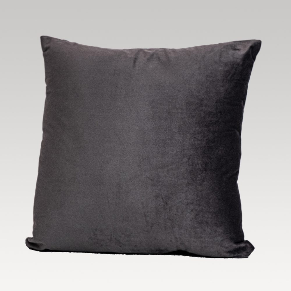 Cushion Cover - Dreamticket Verve Velvet Pewter Square (50cm)