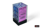 CHX 27767 Nebula Aura/white Luminary 16mm d6 Dice Block (12 dice)