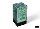CHX 27795 Borealis Kelp/light green Luminary 16mm d6 Dice Block (12 dice)