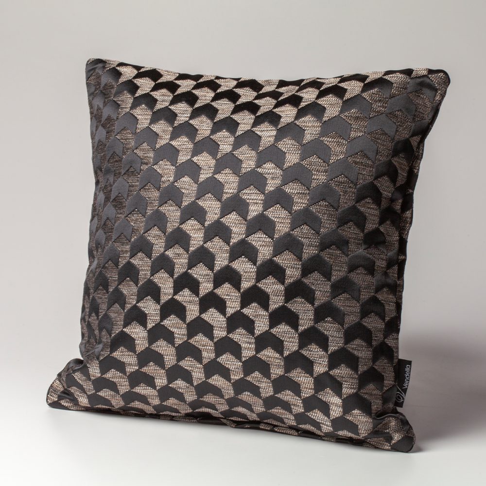 Cushion Cover - Rutland Square 45cm (Black Sand)