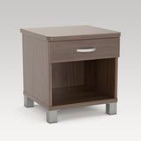 Bedside Cabinet With Feet - Bristol (Dark Oak)