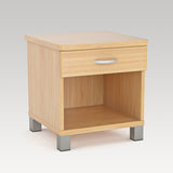 Bedside Cabinet With Feet - Bristol (Tawa)