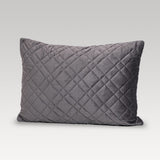 Quilted Cushion Cover - Dreamticket Verve Velvet Oblong (Russet)