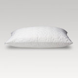 Quilted Pillow Protector - Dreamticket Zipped (White)