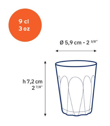 Duralex Provence Tumbler 90ml - Set 6