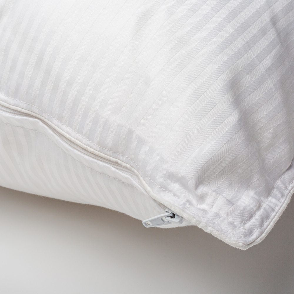 Cotton Pillow Protector - Dreamticket Sateen Stripe Flat