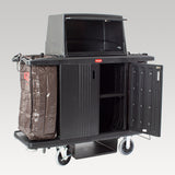 Protective Security Hood For Housekeeping Trolley