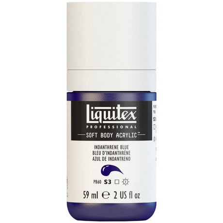 Liquitex Professional Soft Body Acrylic in Hookers Green Hue, a versatile low-viscosity paint in a 59ml tube for exceptional coverage.