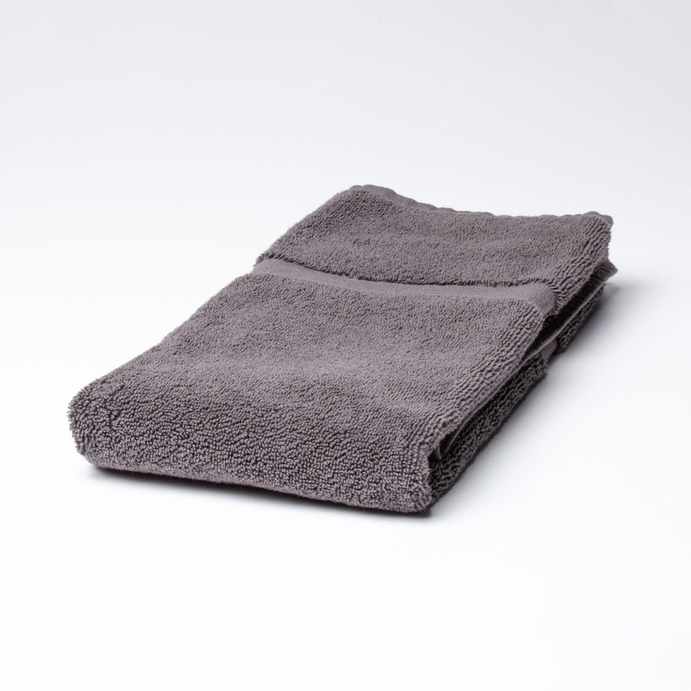 Bath Towel - Weavers Cardiff Towelling (Charcoal)