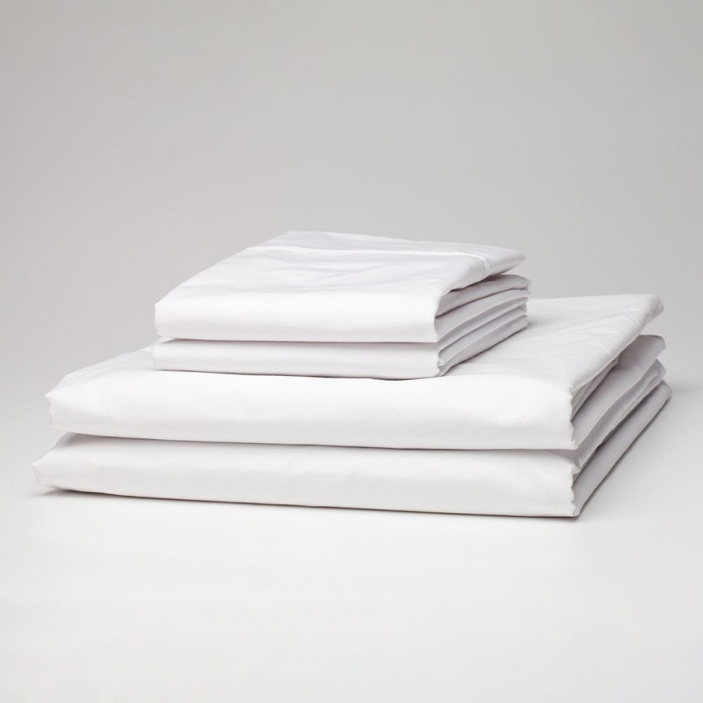 Weavers Premium Fitted Sheet White - Queen