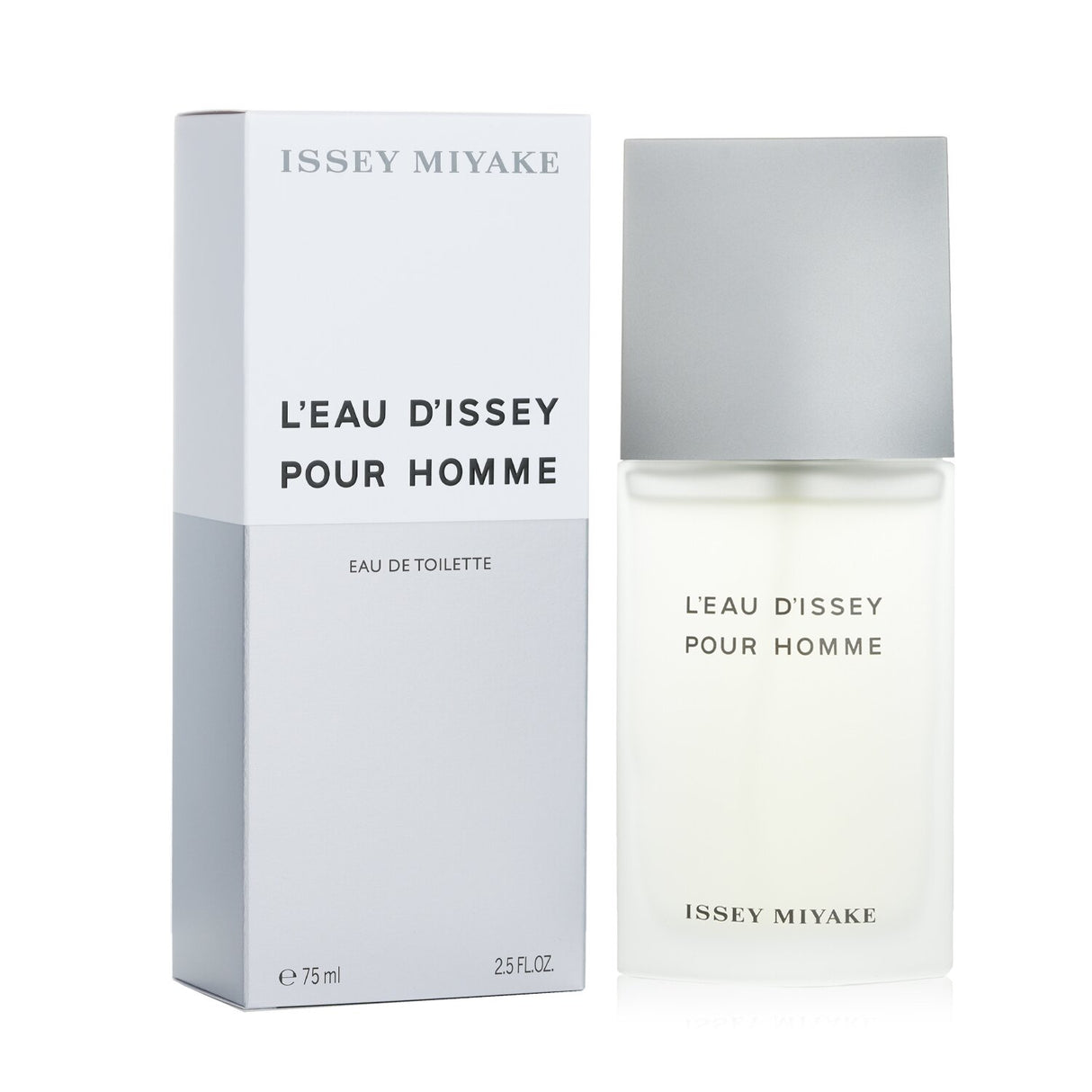 Issey Miyake Eau De Toilette Spray 75ml with refreshing notes of juniper, bergamot, lavender, and a floral heart blend.