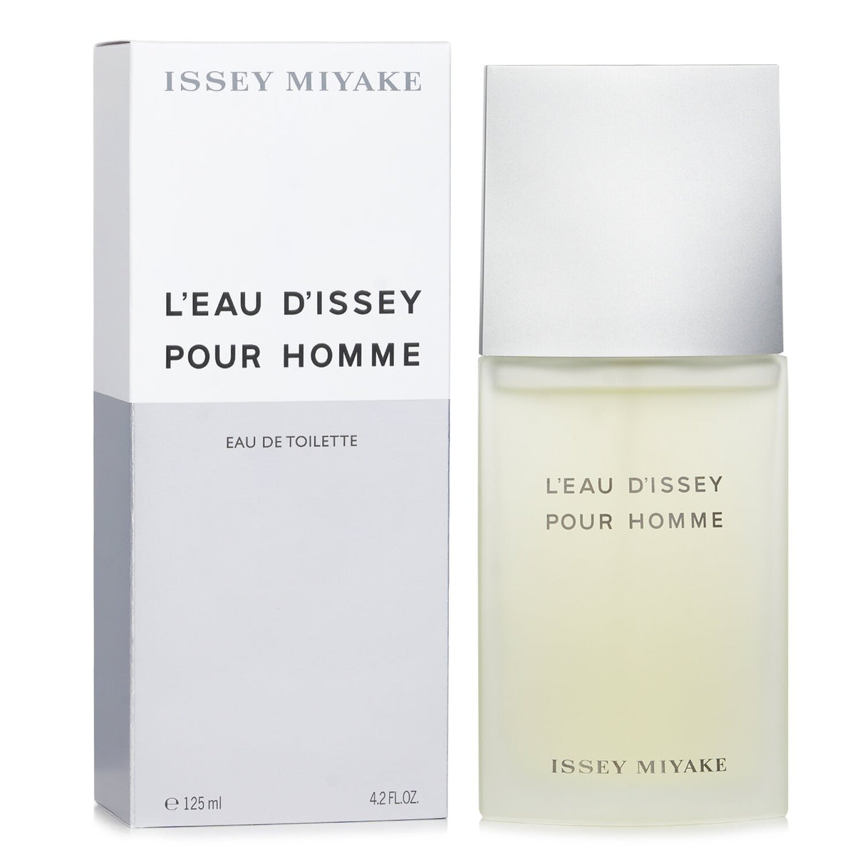 Issey Miyake Eau De Toilette Spray in 125ml features a blend of juniper, bergamot, lavender, sage, and sandalwood notes.