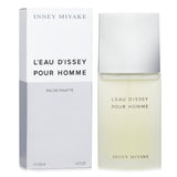 Issey Miyake Eau De Toilette Spray in 125ml features a blend of juniper, bergamot, lavender, sage, and sandalwood notes.