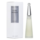 Issey Miyake L'Eau D'Issey EDT spray in a 50ml bottle, blending floral and woody notes for a romantic, elegant scent.