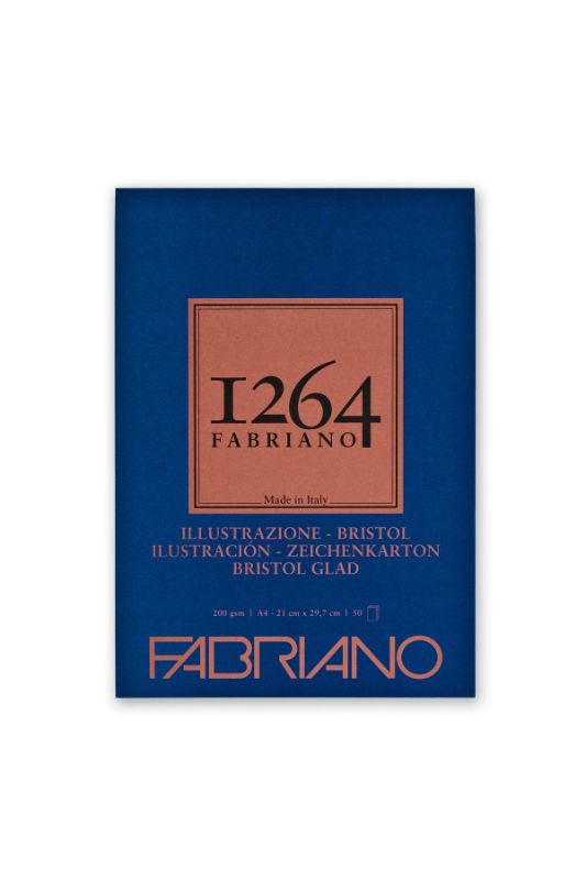 Fabriano 1264 Bristol Pad 200gsm A3 50 Sheets