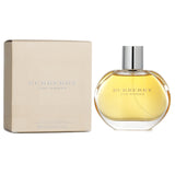 Burberry Eau De Parfum Spray 100ml, featuring fruity and floral notes for a sophisticated, sparkling scent ideal for any occasion.