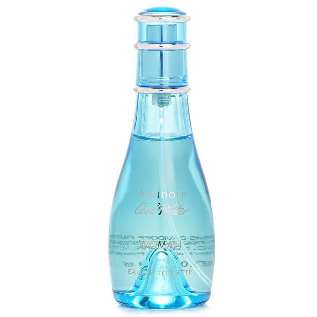 Davidoff Cool Water Eau De Toilette Spray (50ml) features floral aquatic notes, ideal for modern women seeking freshness and elegance.