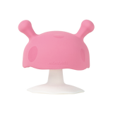 Mushroom Soothing Teether - Pink - Mombella