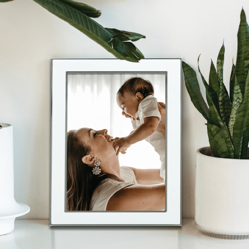Profile - Eternal White Metal Photo Frame - 2.5x3.5in (6x9cm)