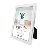 Profile - Eternal White Metal Photo Frame - 6x8in (15x20cm)
