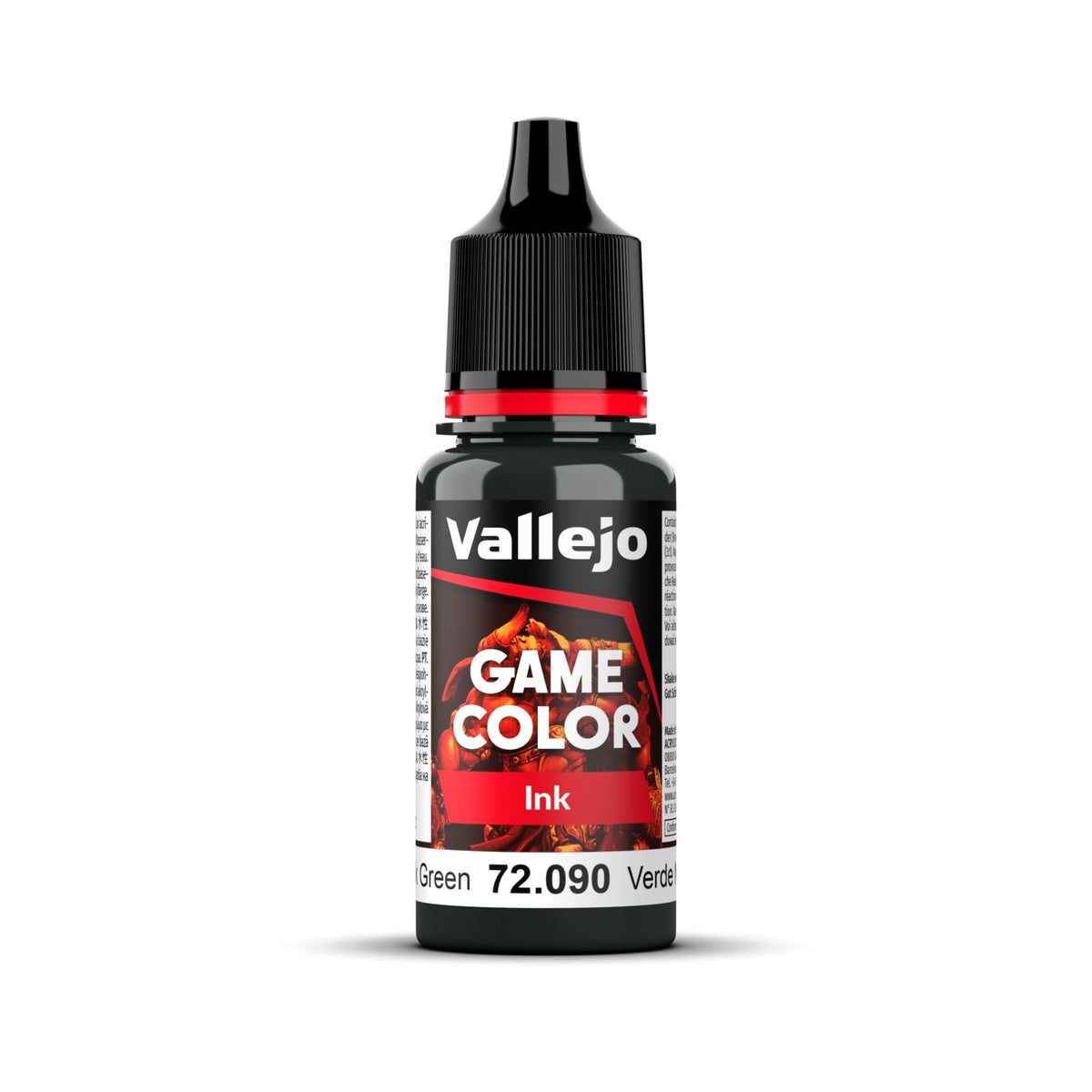 Vallejo - Game Colour - Ink - Black Green 18ml - Model Paint