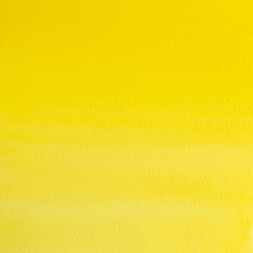 Bright yellow Winsor & Newton watercolour 5ml tube, Cadmium Lemon (086), known for its transparency and permanence.