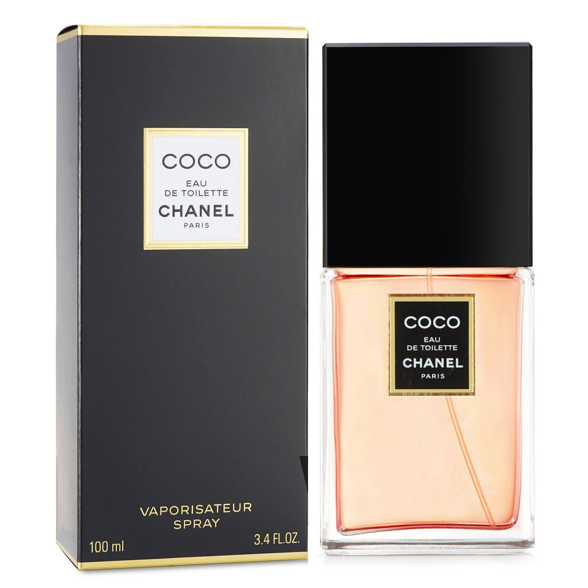 Chanel Coco Eau De Toilette Spray in 100ml, featuring a floral and citrus blend for a luxurious, timeless fragrance experience.