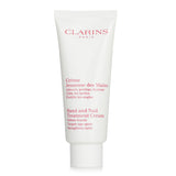 Clarins Hand & Nail Treatment Cream, 100ml, for hydrating, protecting hands and strengthening nails while minimizing age spots.
