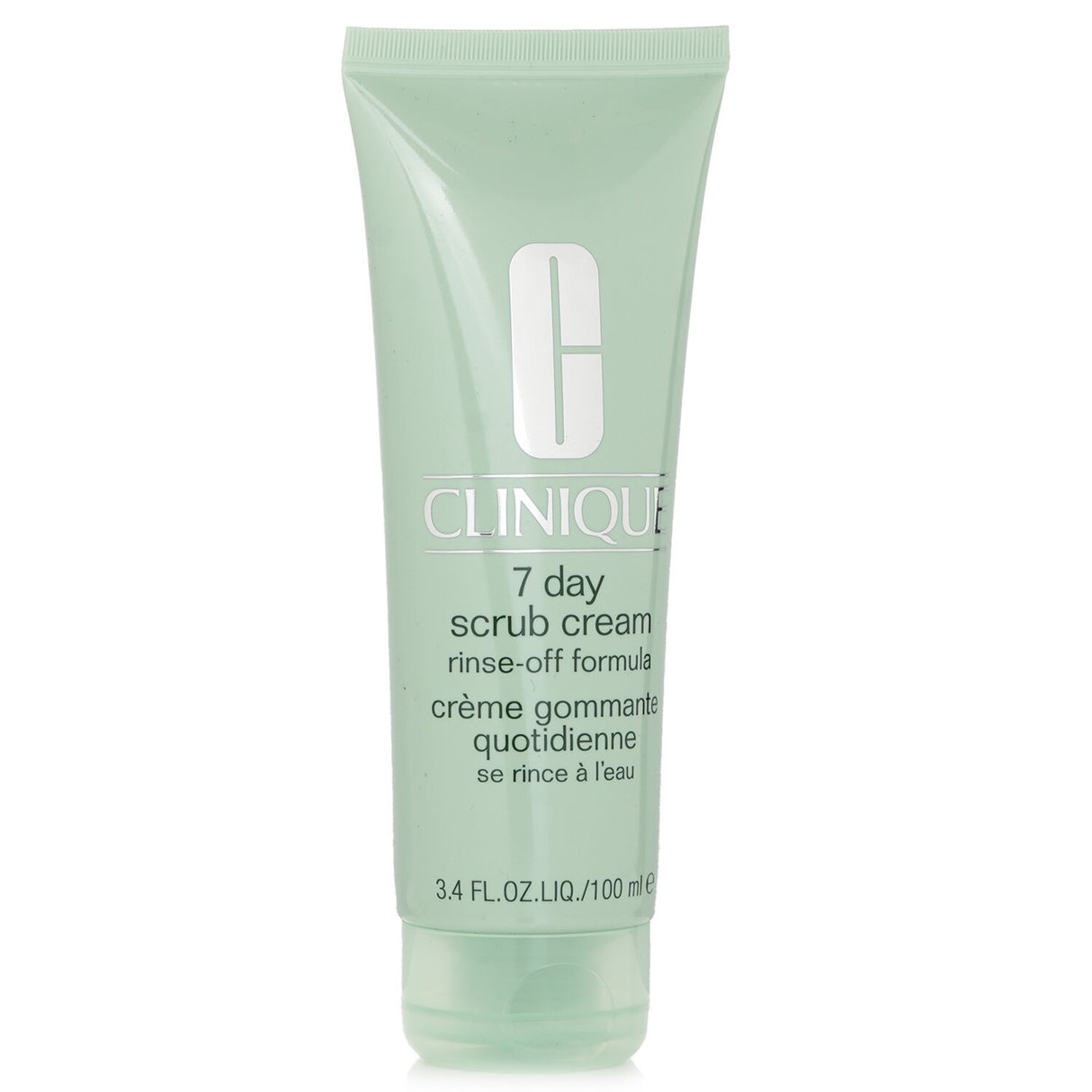 Clinique 7 Day Scrub Cream, 100ml - exfoliating rinse-off formula for smoother, polished skin suitable for all skin types.