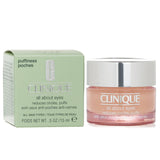 Lightweight cream-gel eye treatment for dark circles and puffiness, suitable for all skin types, 15ml size.