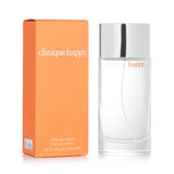 Clinique Happy Eau De Parfum Spray, 100ml - vibrant fragrance with bergamot, boysenberry, and floral notes for confident individuals.