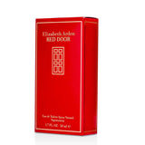 Elizabeth Arden Red Door Eau De Toilette Spray (50ml) featuring floral notes of ylang-ylang, roses, and sandalwood for women.