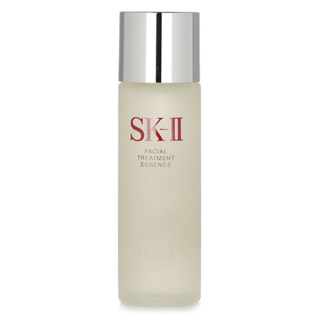 SK II Facial Treatment Essence in a sleek 75ml bottle, designed to hydrate and revitalize skin for a radiant, youthful glow.