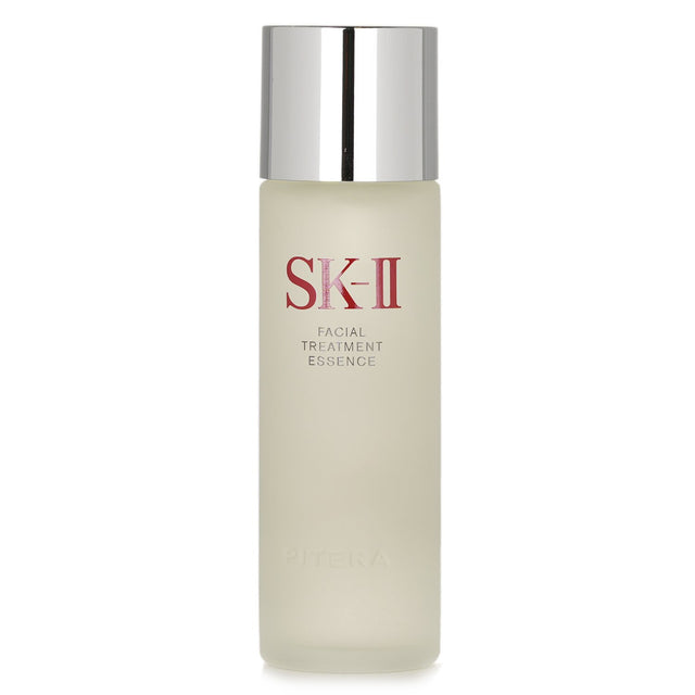 SK II Facial Treatment Essence in a sleek 75ml bottle, designed to hydrate and revitalize skin for a radiant, youthful glow.