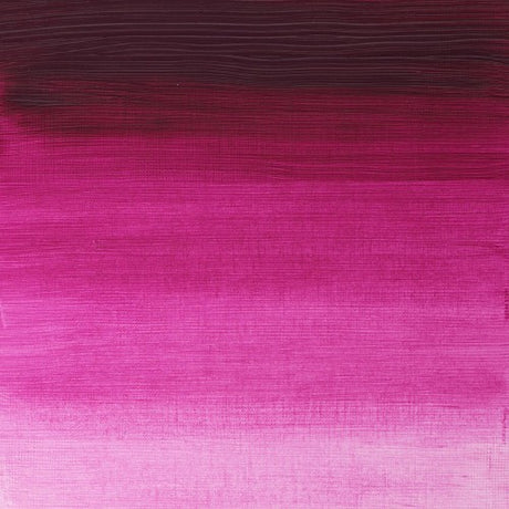 Vivid Magenta 37ml oil paint by Winsor & Newton, fast-drying for versatile artistic techniques and outdoor use.