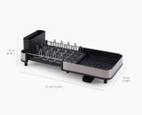Joseph Joseph Extend™ Slim Steel Dish Rack (Grey)
