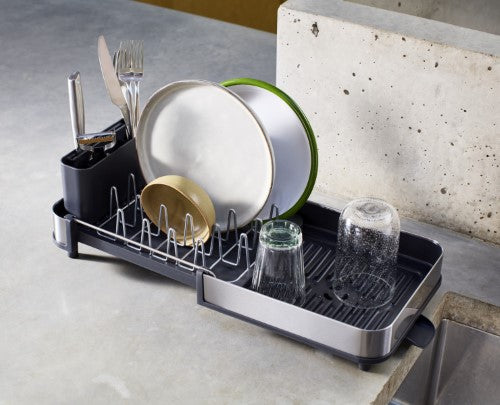 Joseph Joseph Extend™ Slim Steel Dish Rack (Grey)