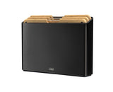 Joseph Joseph Folio™ Steel Bamboo 3pc Board Set (Blk)