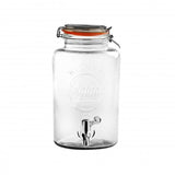 Kilner Round Storage Jar Dispensing Tap Glass