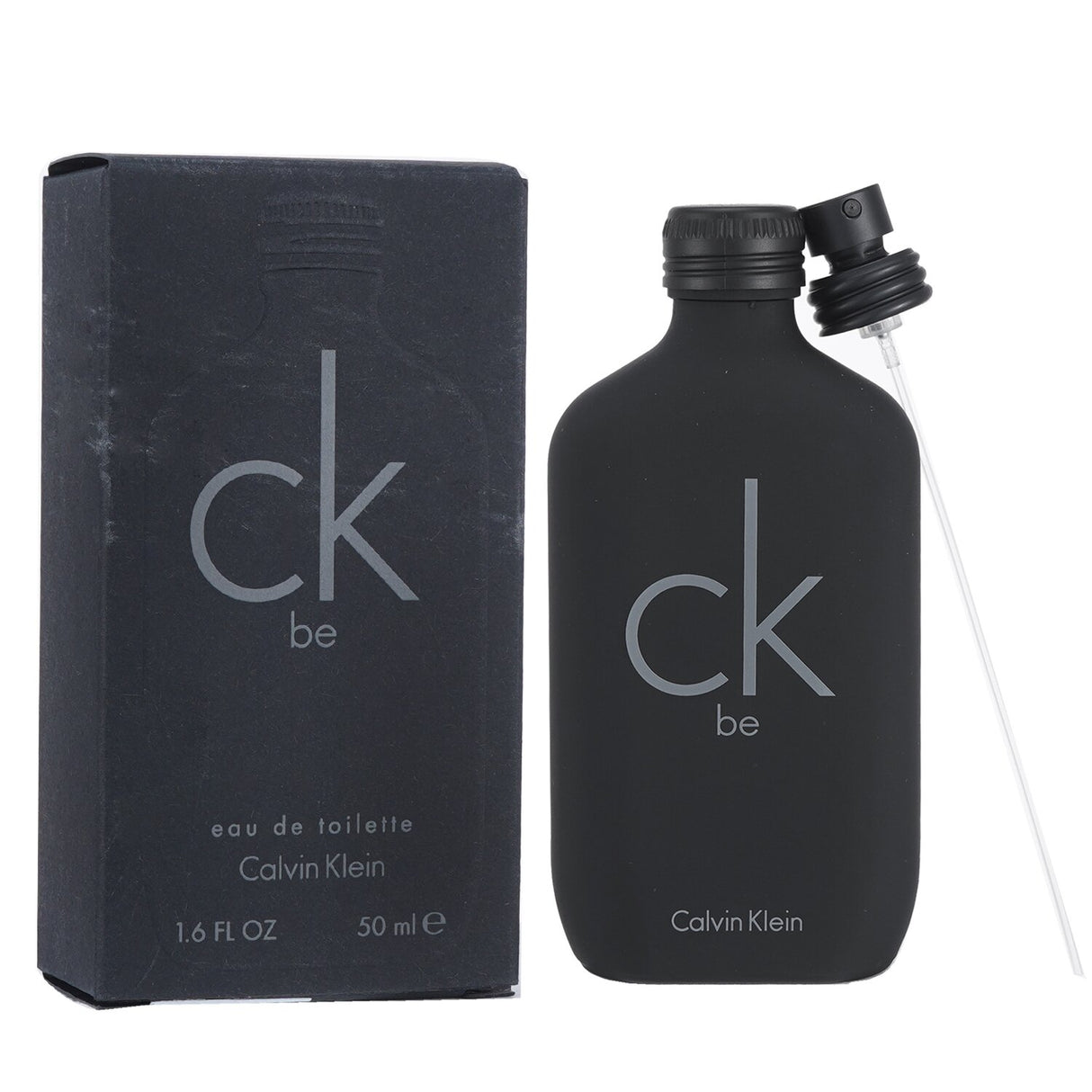 Calvin Klein CK Be Eau De Toilette spray in a sleek 50ml bottle, featuring refreshing unisex notes for modern individuals.