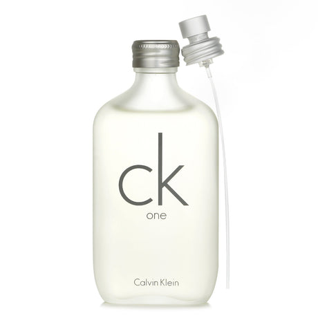 Calvin Klein CK One Eau De Toilette Spray 100ml, a unisex fragrance with citrus notes, floral depth, and a warm finish.