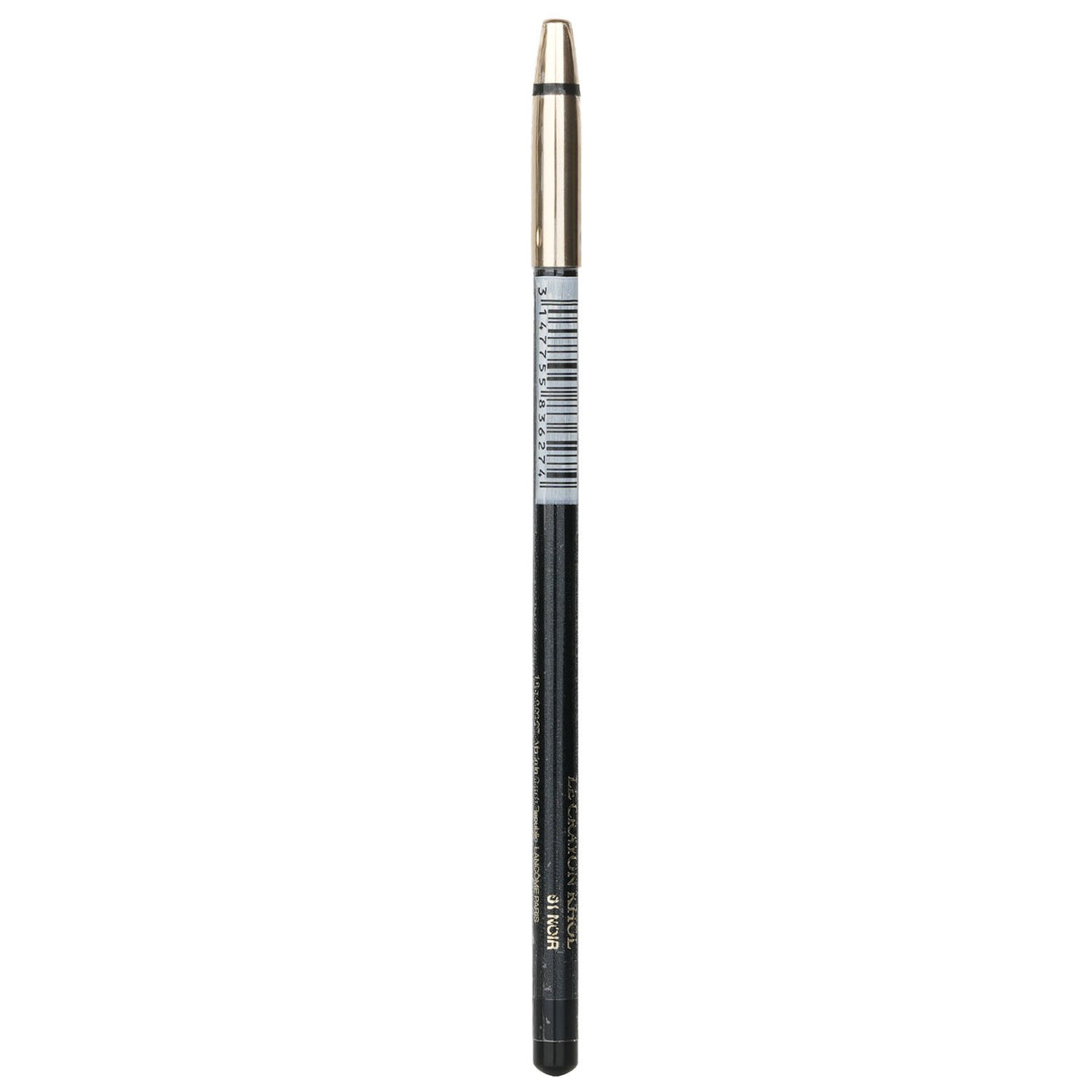 Lancôme Le Crayon Khol in No. 01 Black, a creamy eyeliner pencil for precise application and long-lasting, stunning looks.